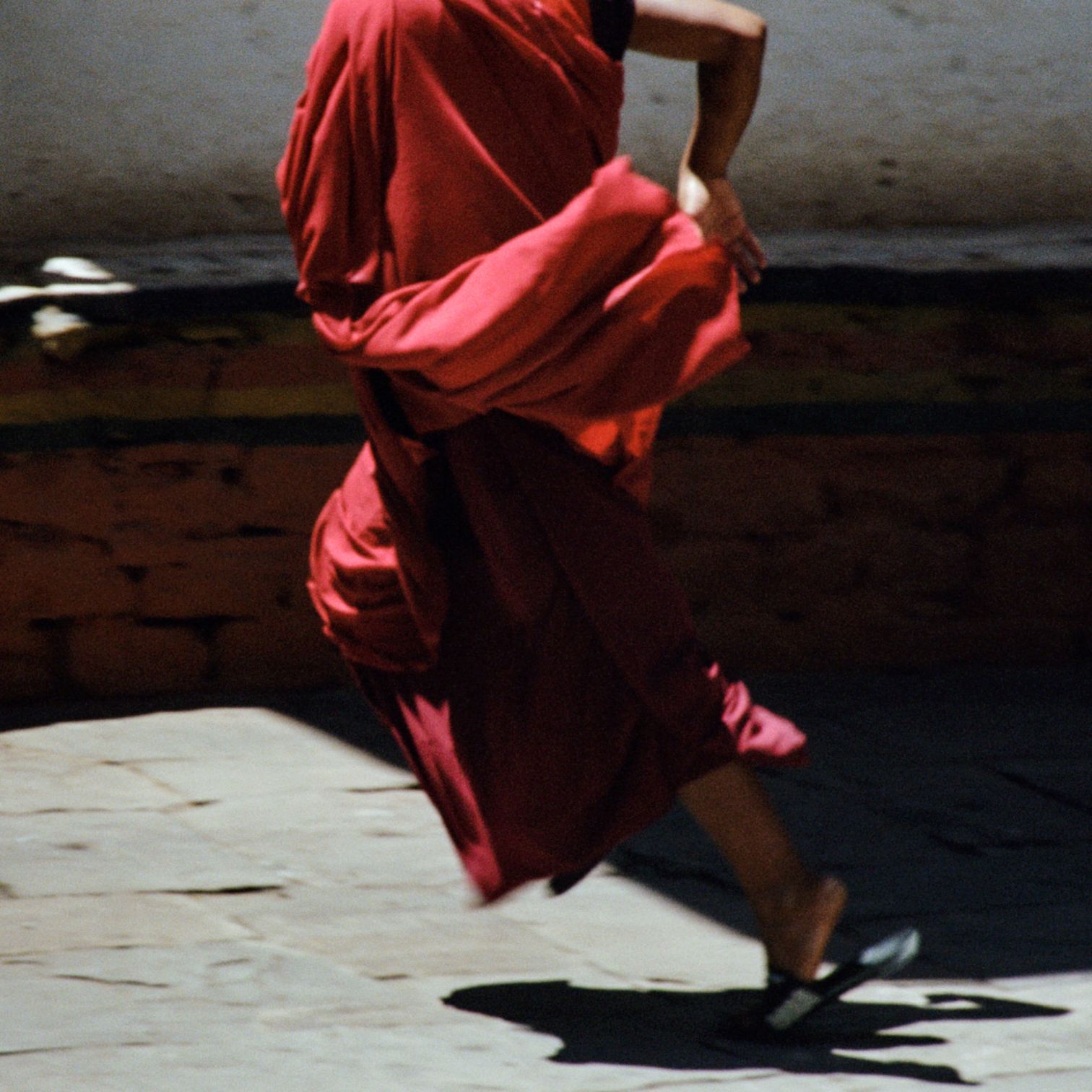 A Person Wearing A Red Dress