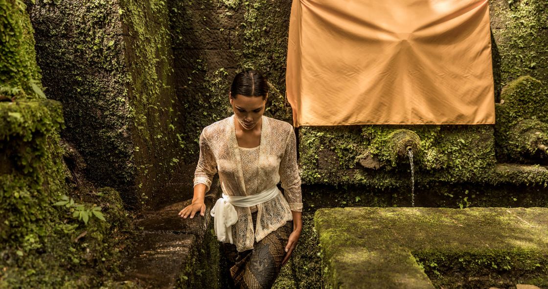 A Man Standing In A Garden