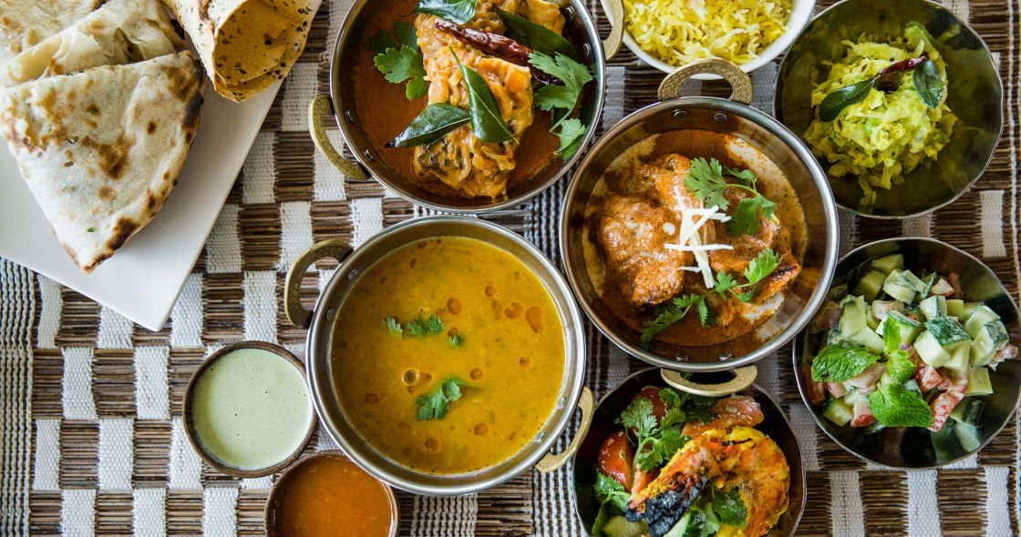 A Table Full Of Food