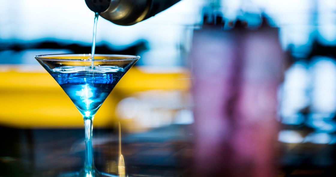 A Close Up Of A Wine Glass