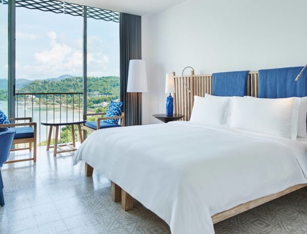 Bedroom overlooking the Andaman Sea