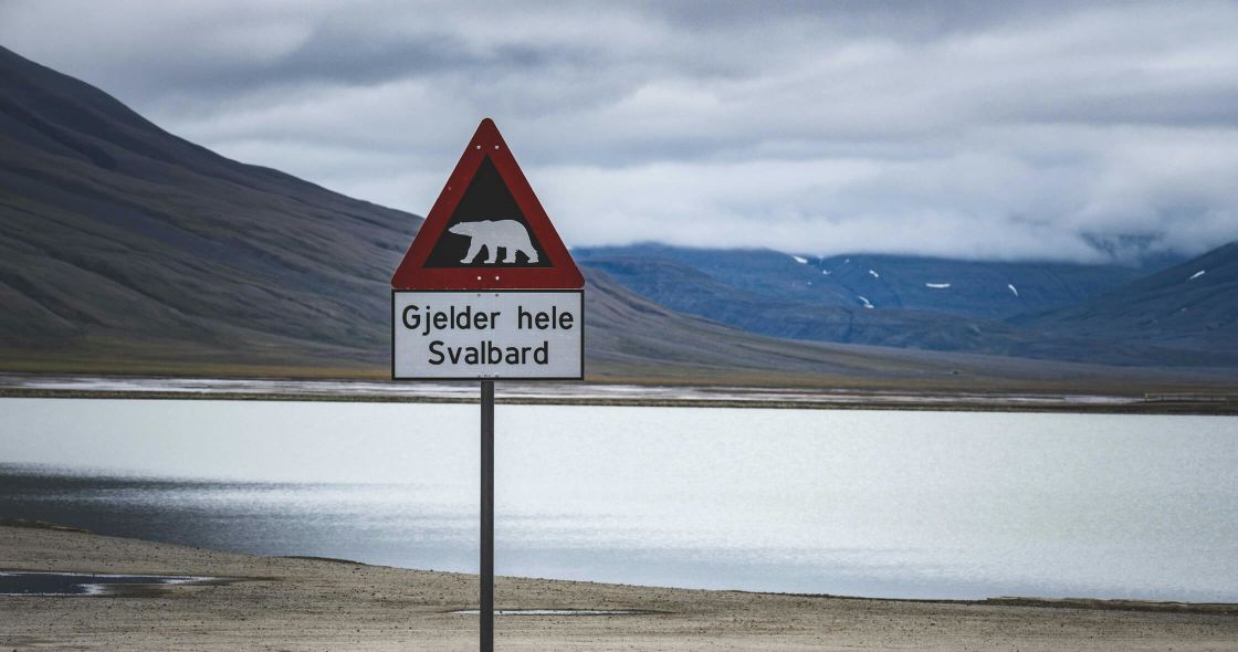 A Sign On The Beach