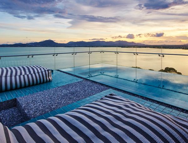 Infinity pool overlooking the Andaman Sea