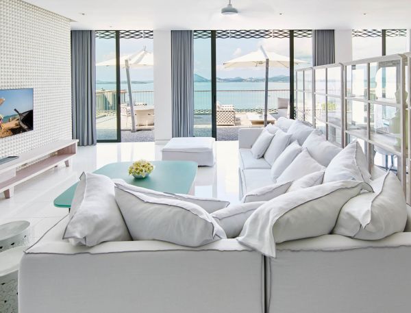 Expansive living room