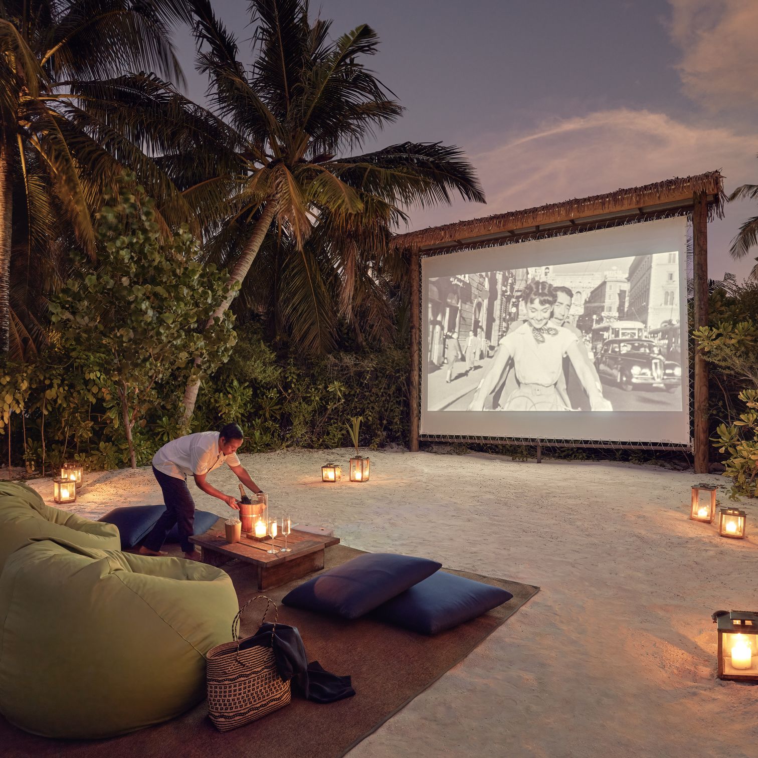 A Person Painting A Picture