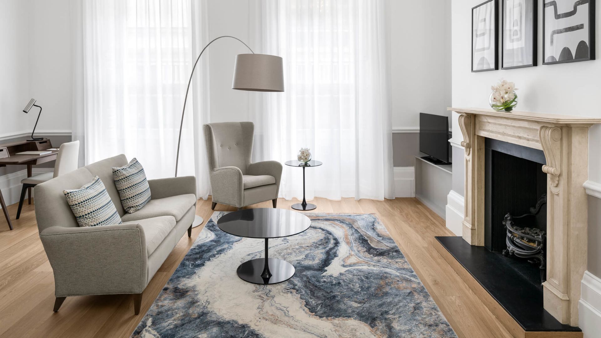 Hertford Street Residences Living Room