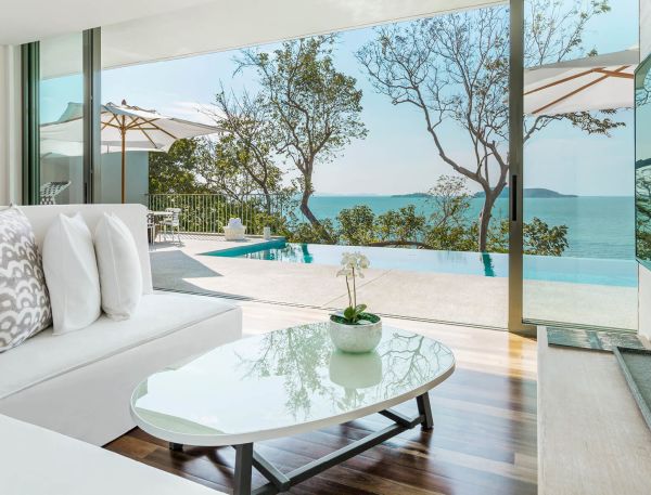 Expansive living room